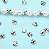 50Pcs Tibetan Style Alloy Bead Caps FIND-YW0009-09-1