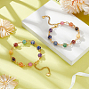2Pcs Round Natural Mixed Gemstone Beads Bracelets for Women BJEW-UN00019-2