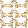 SUNNYCLUE 10 Sets Brass Micro Pave Clear Cubic Zirconia Pendants KK-SC0004-15-1