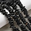 Natural Black Tourmaline Beads Strands G-A285-A07-01-1