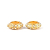 Big Hole Zinc Alloy Pave Grade A Crystal Rhinestone Rondelle Beads LS-ALRI-O007-G01-3