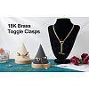  Jewelry 10 Sets 5 Styles Brass Toggle Clasps KK-PJ0001-25-20