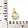 Rack Plating Brass Micro Pave Cubic Zirconia Pendants KK-H508-28G-06-3