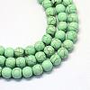 Synthetic Turquoise Beads Strands TURQ-S284-4mm-B03-1