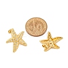 Rack Plating Brass Micro Pave Clear Cubic Zirconia Stud Earrings for Women EJEW-C125-27C-G-5