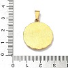 Religion Theme 304 Stainless Steel Pendants STAS-F336-06C-G-3