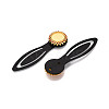Alloy & Iron Bookmark Cabochon Settings PALLOY-N184-02G-2