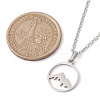 201 Stainless Steel Pendnat Necklaces NJEW-JN04764-02-3