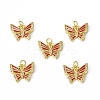 Brass Micro Pave Cubic Zirconia Pendants KK-E068-VB320-1-4
