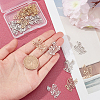 20Pcs 2 Colors  201 Stainless Steel Pendants STAS-DC0006-58-2