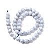 Natural Blue Lace Agate Beads Strands G-G344-A06-8mm-3