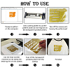 A4 Glitter Heat Transfer Vinyl Film DIY-WH0148-46C-01-7