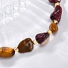 Natural Mookaite Beaded Bracelets for Women G-P563-07P-06-2