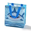 Cartoon Printed Shark Non-Woven Reusable Folding Gift Bags with Handle ABAG-F009-D04-1