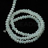 Crystal Glass Rondelle Beads Strands EGLA-F049C-01-3