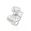 304 Stainless Steel Cuff Rings RJEW-D306-15P-2
