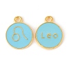 Alloy Enamel Pendants ENAM-S124-01B-16G-2