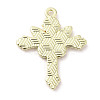 Light Gold Plated Alloy Enamel Pendants ENAM-L041-04B-2