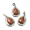 Synthetic Goldstone Pendants G-B033-04P-18-1