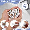 16Pcs 16 Styles Food Grade Eco-Friendly Silicone Focal Beads SIL-SZ0002-62-3