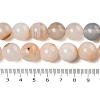 Natural Dendritic Agate Beads Strands G-A248-A07-05-5