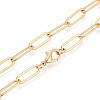Brass Paperclip Chains MAK-S072-13B-G-2