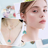 24Pcs 12 Colors Gradient Color Opaque & Transparent Resin Pendants RESI-OC0001-59-7