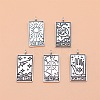 5Pcs 5 Style Tibetan Style Alloy Pendants LS-PW-WG23267-01-1