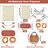 DIY Women's Plastic Rattan Woven Handbag Set DIY-WH0033-24-2
