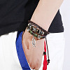 Microfibe Imitation Leather Braided Cord OCOR-WH0101-29B-7
