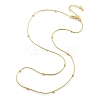 Brass Satellite Chains Necklaces for Women NJEW-D302-16G-4