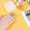 60Pcs 3 Shapes Acrylic Knitted Hat Making Fastener Tool FIND-GA0004-04-3