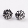 Metal Alloy Rhinestones Beads ALRI-B032-1-1