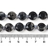 Natural Larvikite Beads Strands G-C116-A45-01-5
