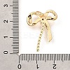Brass Micro Pave Cubic Zirconia Pendants KK-V008-13G-02-3