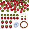 Handmade Polymer Clay Rhinestone Beads DIY-DC0003-65-1