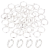 DICOSMETIC 50Pcs Brass Adjustable Ring Findings FIND-DC0002-26-1