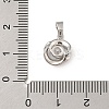 Brass Micro Pave Cubic Zirconia Pendants KK-U041-02P-01-3