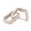 Brass Hoop Earrings EJEW-F273-02A-P-2