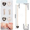 2 Sets Alloy Enamel Cup Pendant Decorations HJEW-SC0001-56P-2