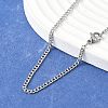 Tarnish Resistant 304 Stainless Steel Curb Chain Necklaces X-STAS-O037-114P-1