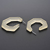 Large C-shape Stud Earrings for Girl Women KY-Q058-081C-3