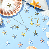 60Pcs 6 Colors Tibetan Style Alloy Pendants FIND-SC0016-86-5