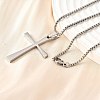 304 Stainless Steel Pendant Necklaces NJEW-P329-03C-P-3