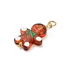 Christmas Handmade Lampwork Pendants LS-STAS-C147-03D-2