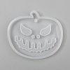 Halloween DIY Jack-O-Lantern Pendant Silicone Molds X-DIY-P006-53-2