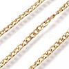 3.28 Feet 304 Stainless Steel Curb Chains X-CHS-E018-05G-1