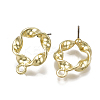 Alloy Stud Earring Findings X-PALLOY-T065-11-2