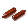 Natural Red Jasper Pointed Pendants G-C158-05I-2
