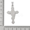 304 Stainless Steel Enamel Pendants STAS-D112-02P-3